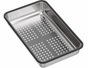 GraniteQ Ocelová odkapávací miska (380 x 230 x 60 mm) pro Marc - kartáčovaná ocel (WS)