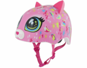 C-PREME Dětská helma RASKULLZ ASTRO CAT růžová, velikost. S CHILD FS 5+ (50-54 cm) (NOVINKA)