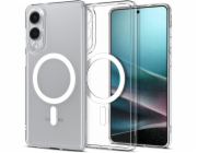 Spigen Ultra Hybrid Mag MagSafe - Kryt pro Samsung Galaxy S25 Edge (Průhledný / Bílý)