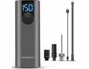 RockBros Elektrická pumpa do auta, koule na kolo 10 barů s LED displejem + USB-C kabel černá Elektrická pumpa do auta, koule na kolo 10 barů s LED displejem + USB-C kabel černá