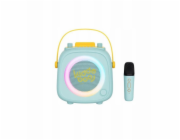 Atmosphera Reproduktor s mikrofonem 2v1 Karaoke sada pro děti Kidooboo Kidsvoice / Kb23028mnt Mint
