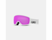 Giro Dětské zimní brýle STOMP WHITEWORDMARK (jantarově růžové 19-42% S2 čočky) (NOVINKA 2024/2025)