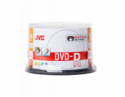 JVC DVD-R 4,7GB 16X INKOUSTOVÝ BÍLÝ POTISKOVANÝ VODĚODOLNÝ FOTO LESKÝ DORT*50 70771BJCK0018