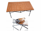 Tristar Skládací kempingový stůl PLATINET, srolovatelná d...