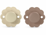 Suavinex - 308410-PHYSIOLOGICAL dudlík SX PRO silikonový 2 ks/6-18m/ŠEDĚ-UMBER/WONDER