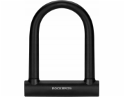 RockBros Zámek na kolo U-Lock, zesílený klíčový zámek - černý ROCKBROS