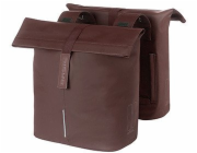 Basil DVOJITÁ BRÝŠOVÁ TAŠKA CITY 28-32L, univerzální mostní systém, pražená hnědá (NOVINKA)