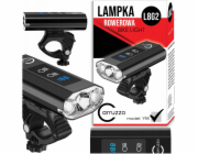 Carruzzo L8G2 CREE 1200 SVĚTLO NA CYKLISTICKÉ SVĚTLO DLOUHÉ/KRÁTKÉ