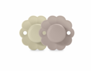 Suavinex - 308401-PHYSIOLOGICAL dudlík SX PRO silikonový 2 ks/0-6m/WGRAY-PMAUVE/WONDER