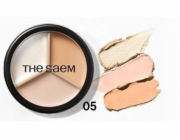 theSaem SAEM Cover Perfection Face Concealer Triple Pot 05 Dark Up Beige