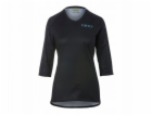 Giro Dámské tričko ROUST JERSEY 3/4 rukáv černé s květino...