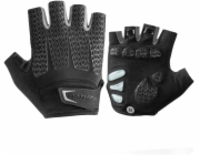 RockBros Cyklistické rukavice s gelovými vložkami velikost L šedé