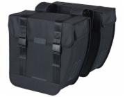 Basil DVOJITÁ BRAZNA TOUR XL 35L, univerzální mostní systém, voděodolná černá (NOVINKA)