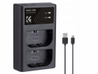 Kf Duální USB nabíječka pro LP-e6 N NH Canon Eos R5 R6 R ...