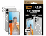 PanzerGlass Pouzdro CARE by Flagship 3v1 + sklo + čočka pro Samsung Galaxy S25 Edge