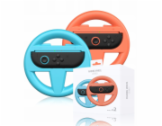 JYS 2x Rukojeť na volant Nintendo Switch 2 / Nsw2 Modrá Červená Mario Kart / ns2261