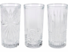 Glasmark Sada 3 vzorovaných sklenic, 380 ml