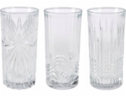 Glasmark Sada 3 vzorovaných sklenic, 380 ml