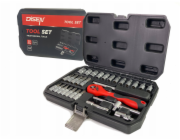 King Tony Sada nářadí s bity 1/4" v 29dílné kazetě