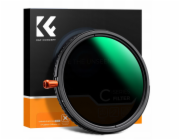 K&F Hybridní filtr 3v1 77 mm 77mm fader Nd2-32 + komplátor + černá difuze 1/4 / Kf01.2069