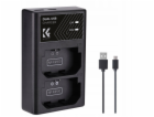 Kf Duální USB nabíječka pro NP-FZ100 Sony A7 A7r III A9 I...