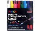 Uni Mitsubishi Pencil Plakátové fixy PC-1MR 8 barev POSCA...