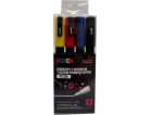 Uni Mitsubishi Pencil Popisovače plakátů PC-3M 4 barvy PO...