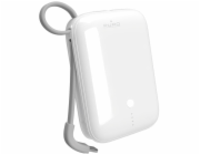 Puro Powerbanka Power Link 10 Plus 10 000 mAh s vestavěným kabelem USB-C – bílá