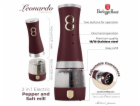 Mlýnek na pepř a sůl elektrický 2v1 Leonardo Collection B...