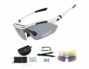 RockBros Polarizované cyklistické brýle 10002 - SADA - Bílé Polarizované cyklistické brýle 10002 - SADA - Bílé