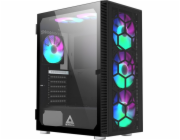 Montech Pouzdro X3 TG RGB, černé