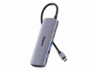 Unitek Hub 4v1 USB-C 10 Gbps, 2x USB-A a 2x USB-C H1112DGY01