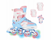 Nils Extreme NA0189 LED SADA CHRÁNIČŮ NA BRUSLĚ MOONBEAM BÍLÉ VELIKOST S (31-34) NILS EXTREME