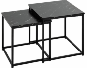 vidaXL Konferenční stolek 2 ks. 40x37,5 cm MARMORIS