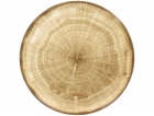 Anaflor Woodart hnědý plochý talíř 29 cm