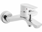 Invena Dokos nástěnná vanová baterie bílá (BW-19-002)