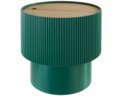 Atmosphera Konferenční stolek s úložným prostorem 35x38,5 cm CYLINDRO tyrkysový