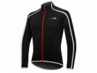 RH+ Cyklistický dres zeroPrime LS FZ ČERNOBÍLÝ - XL