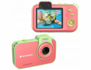 AgfaPhoto Agfa 12mp 2.7k Podvodní kamera s 2x objektivem, vodotěsná 3m + hry / Raspberry