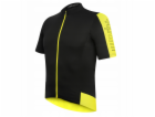 RH+ Cyklistický dres zeroEnergy FZ černo-kyselinově žlutý...