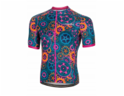 RH+ Cyklistický dres zeroPowers GREEN TEAL/FUCSIA - XXL