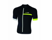 RH+ Prime Jersey černá # fluo žlutá - L