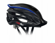 RH+ Cyklistická helma ZeroTwoinOne MATT ČERNÁ - LESKOVĚ MODRÁ - XS/M
