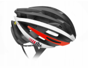 RH+ Cyklistická helma ZeroZY MIPS MATT BLACK-ARROW SHINY WH XS/M