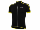 RH+ Cyklistický dres zeroPrime ČERNO-ČERNO-ŽLUTÝ FLUO - XL