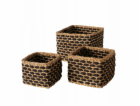 Boltze Sada dekorativních košíků NURA, 3 ks různých velik...