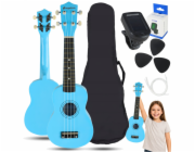 LUNA GUITARS SUPRIMO UK21 SET LB sopránové ukulele 21 modrých