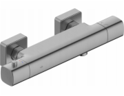 KFA 5756-010-61 / / MALAGA / TERMOSTATICKÁ SPRCHOVÁ ARMATURA, NÁSTĚNNÁ, PVD ŠEDÁ SVĚTLOMET /