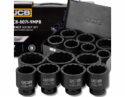 JCB Sada rázových nástrčných klíčů 1, 7dílná (12hranná) (46–75 mm)