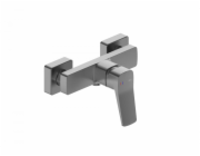 KFA 4526-010-61 / / MALAGA / NÁSTĚNNÁ SPRCHOVÁ ARMATURA, PVD ŠEDÁ //